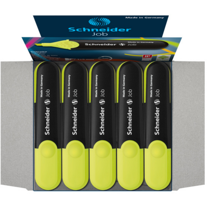 Markeerstift Schneider Job 150 geel