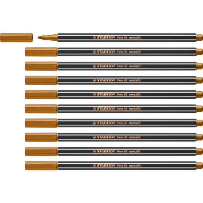 Viltstift STABILO Pen 68 metallic 820 koper 1,4mm