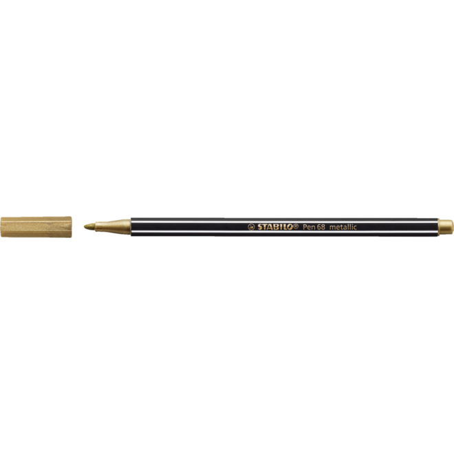 Viltstift STABILO Pen 68 metallic 810 goud 1,4mm