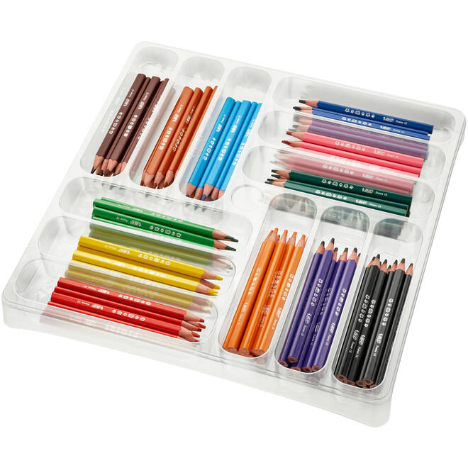 Kleurpotloden BIC Kids Evolution triangle, class pack 108 + 36 gratis