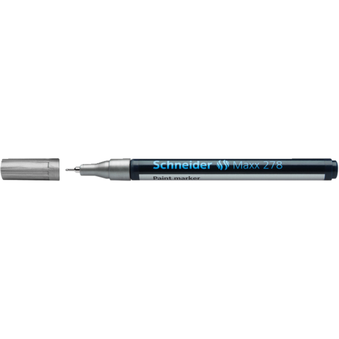 Schneider lakmarker fineliner zilver 0,8 mm