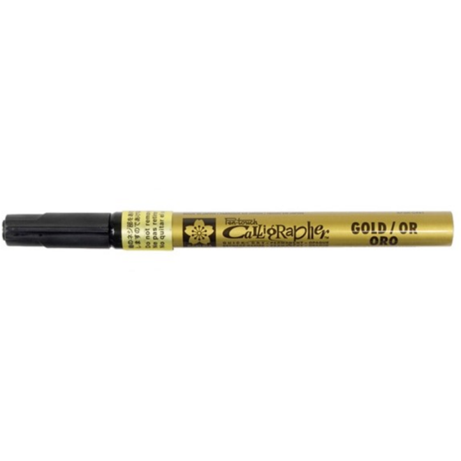 Kalligrafiestift Sakura 1,8 mm, goud