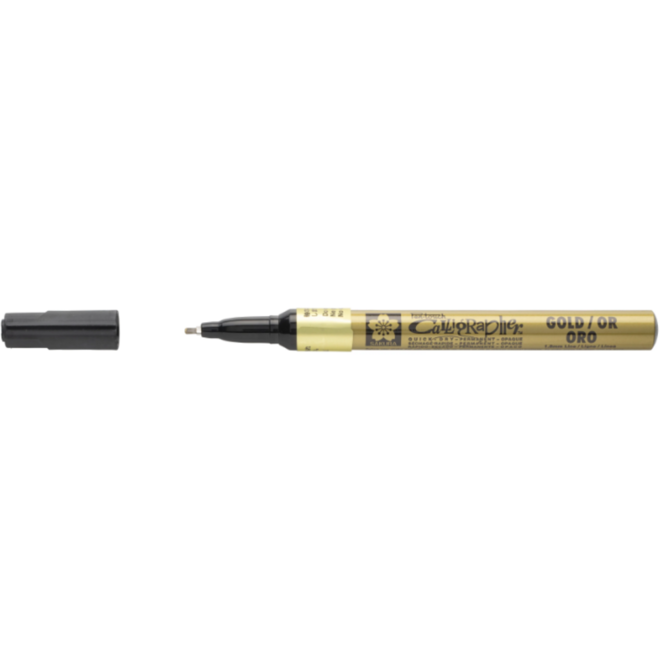 Kalligrafiestift Sakura 1,8 mm, goud