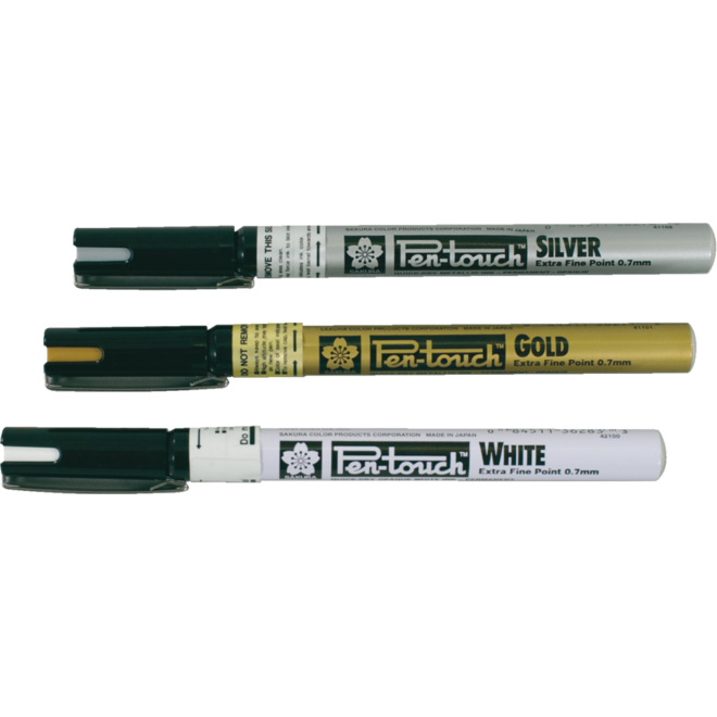 Finelinerstift, goud puntdikte 0,7 mm