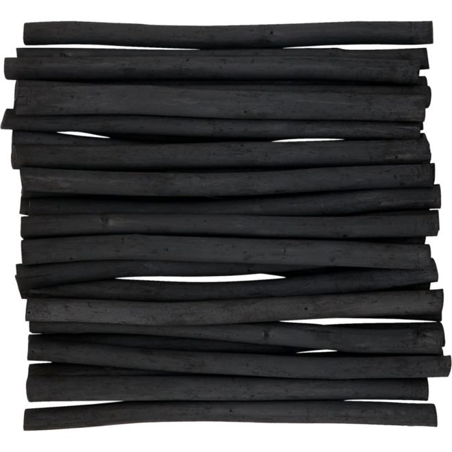 Houtskoolstaafje 30 stuks, 9 mm