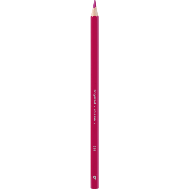 Kleurpotloden Bruynzeel super donkerrood, 12 stuks