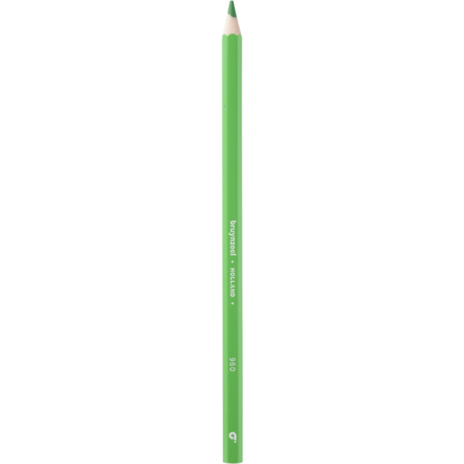 Kleurpotloden Bruynzeel super lichtgroen, 12 stuks