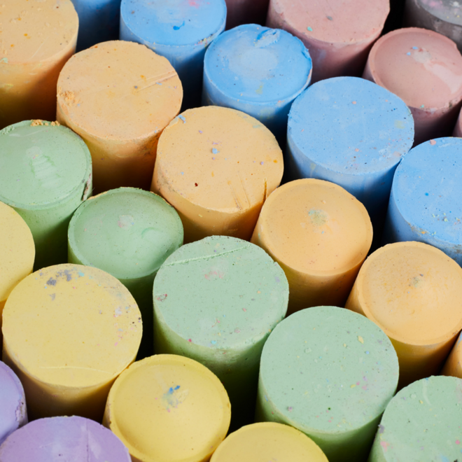 Stoepkrijt | de Rolf groep | assorti, 60 stuks