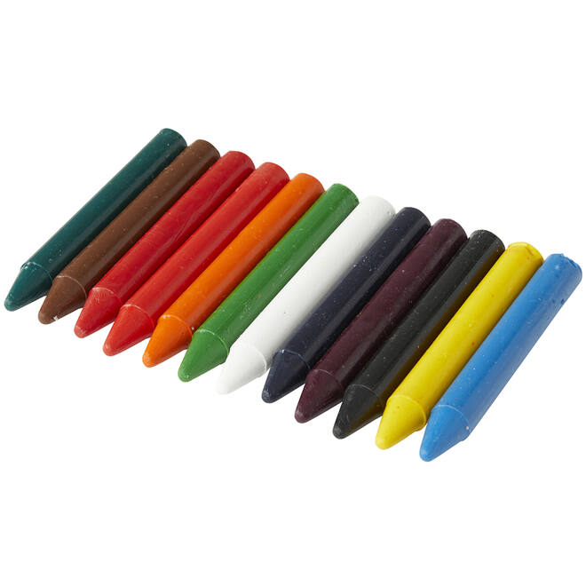 Waskrijt | de Rolf groep | assorti,12 stuks