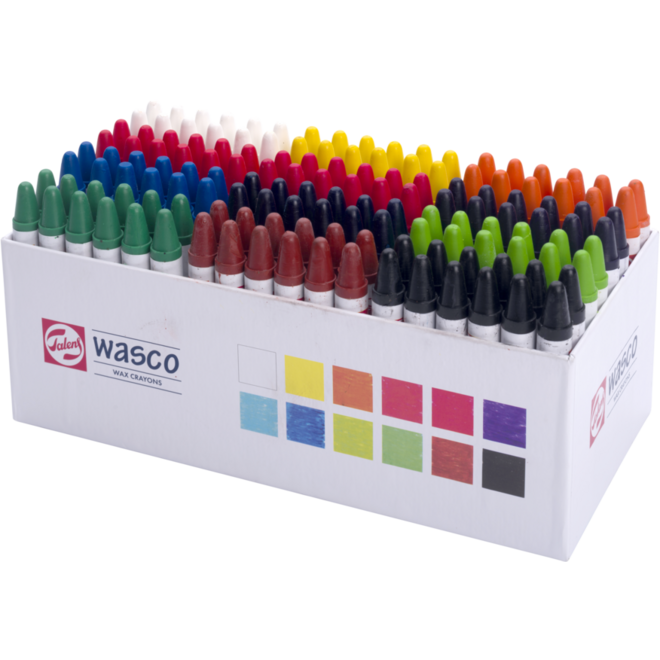 Waskrijt Wasco assorti, 144 stuks