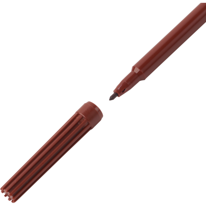 Viltstiften | de Rolf groep | basic 2 mm assorti, 6 stuks