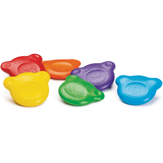Waskrijtjes Carioca Baby Teddy 3-in-1 assorti, 48 stuks