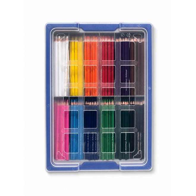 Kleurpotloden | de Rolf groep | zeskantig 7 mm assorti classpack, 288 stuks