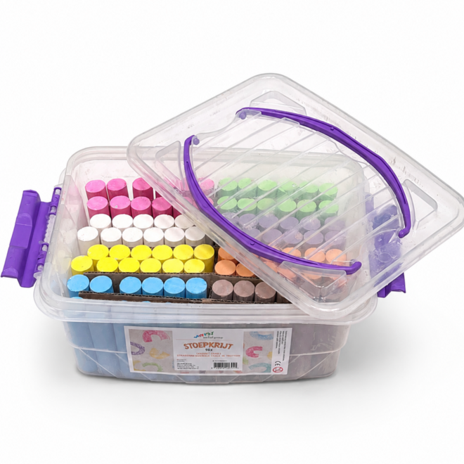 Stoepkrijt | de Rolf groep | Premium klassenpakket, 96 stuks