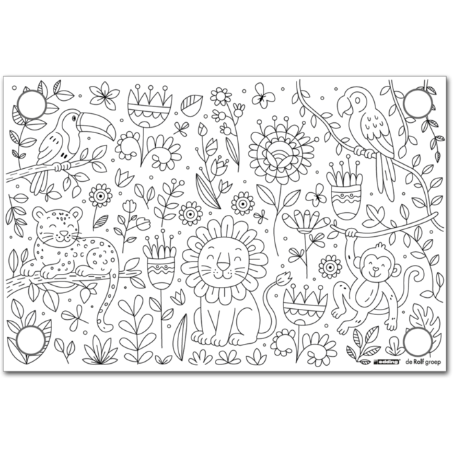 Buitenposter 30 x 40 cm Jungle