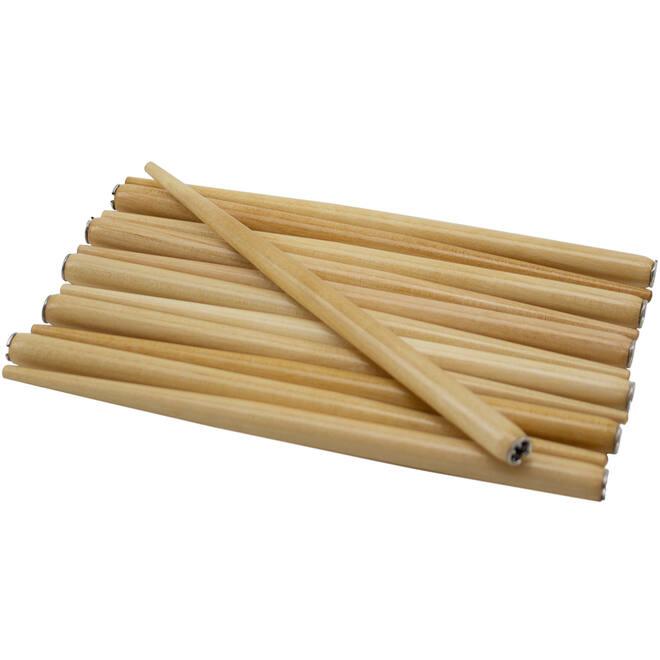 Kroontjespenhouder hout, 12 stuks