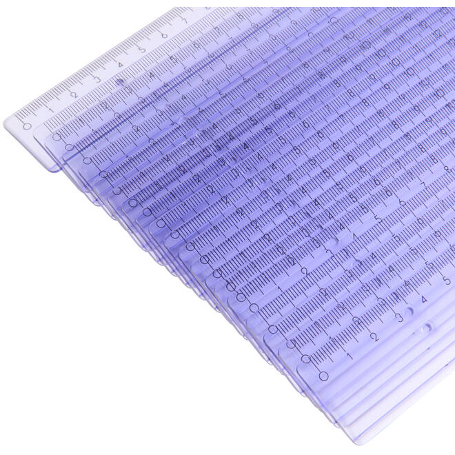 Liniaal plastic 30 cm, 20 stuks