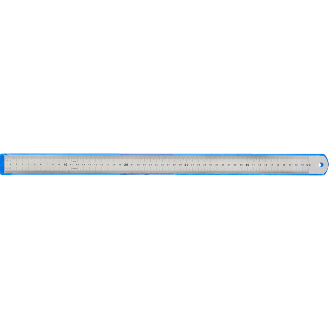 Liniaal roestvrijstaal, 50 cm