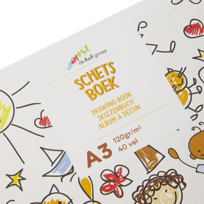 Schetsboek | de Rolf groep A3, 40 vel