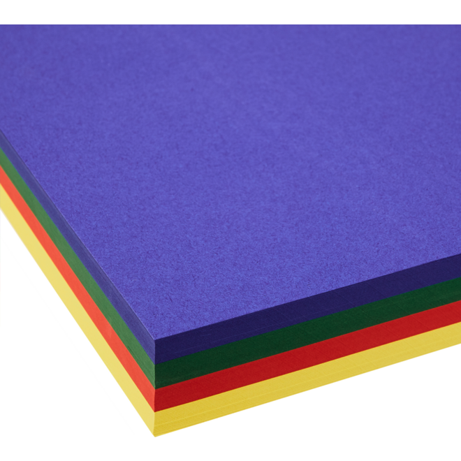 Wasco tekenpapier 25 x 32 cm in 4 kleuren 240 vel, 120 grs.