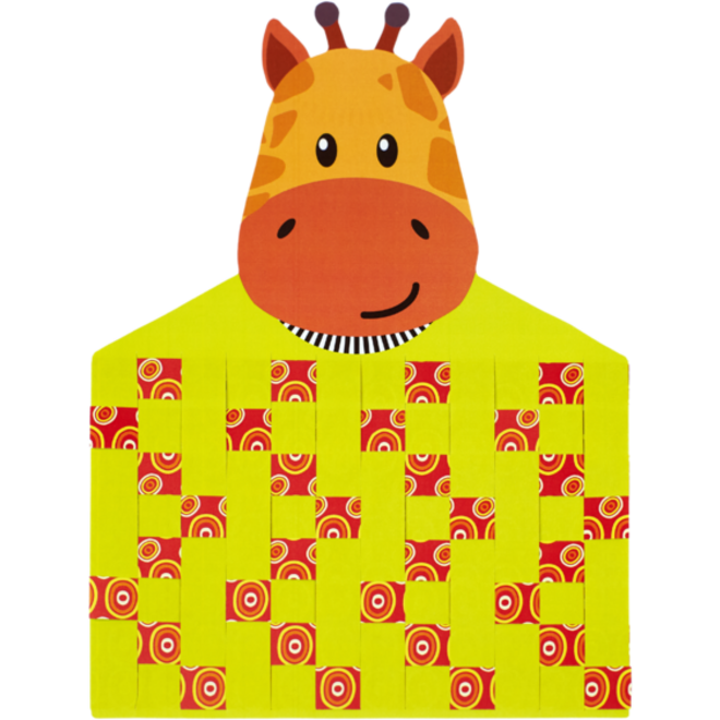Weefmat Afrikaanse dieren, 24 stuks