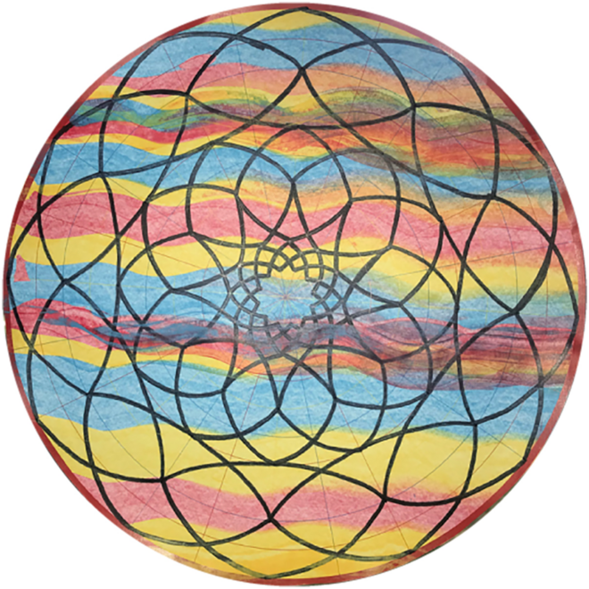 Mandala vellen 28 x 28 cm, 36 stuks