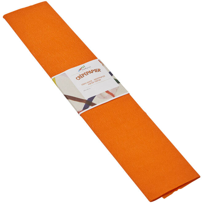 Crêpepapier oranje 250 x 50 cm
