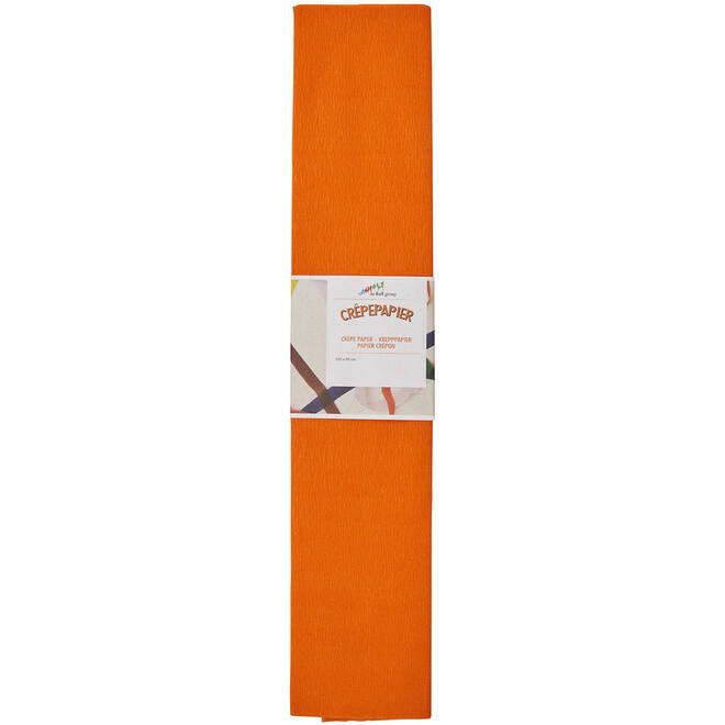 Crêpepapier oranje 250 x 50 cm