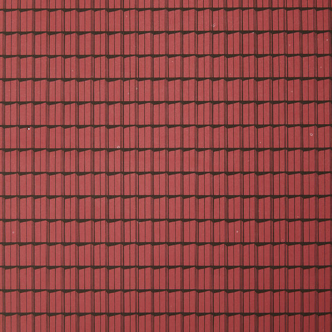 Dakpannenpapier 50 x 34 cm rood, 100 vel