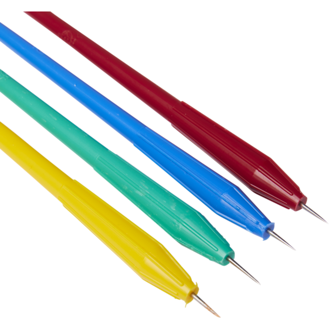 Prikpen lengte 14 cm, 4 kleuren, 20 stuks