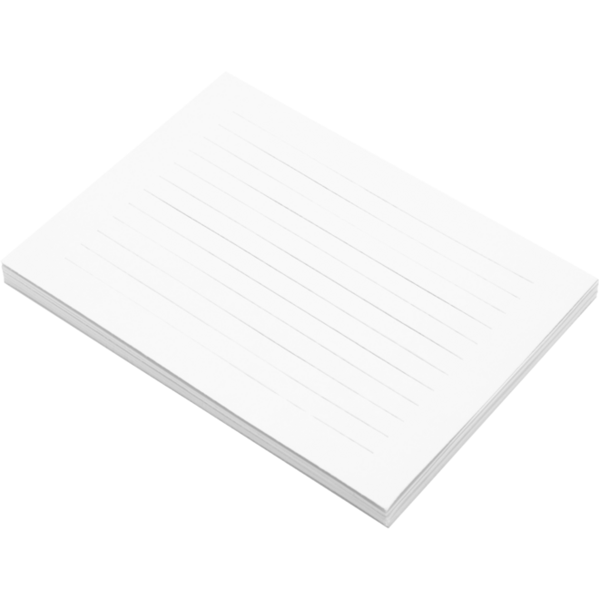 Vlechtmatjes wit 15 x 20 cm, 100 stuks