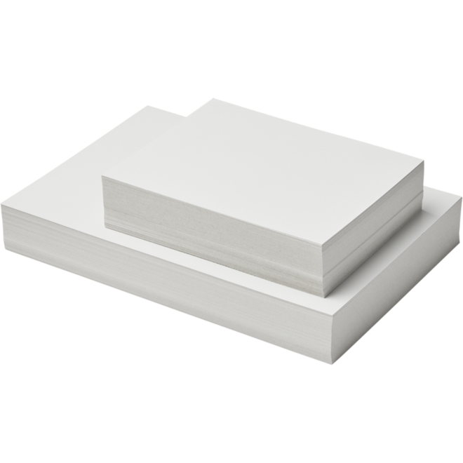 Prikkarton 16 x 25 cm 100 vel wit 250 grs.