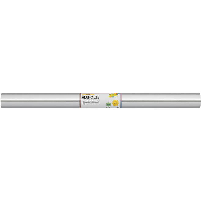 Aluminiumfolie zilver/zilver 50 cm x 10 meter