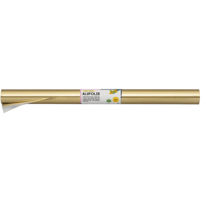 Aluminiumfolie goud/zilver 50 cm x 10 meter