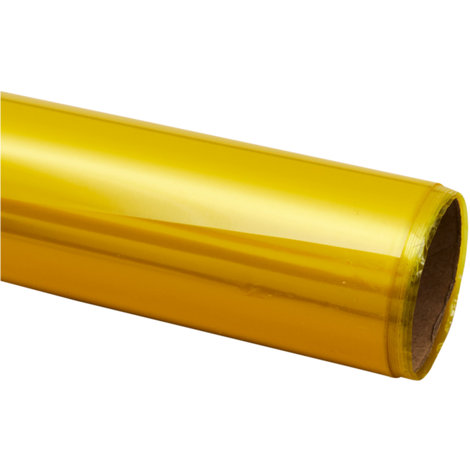 Cellofaan 70 cm x 2 meter, geel