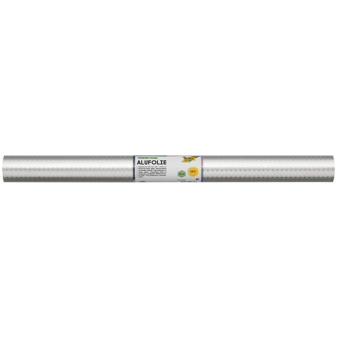 Alu folie sterretjes zilver, 50 cm x 10 meter