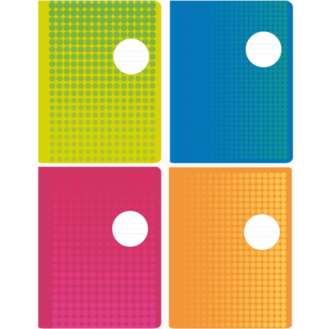 Plakboek blanco, dots, 22 x 32 cm