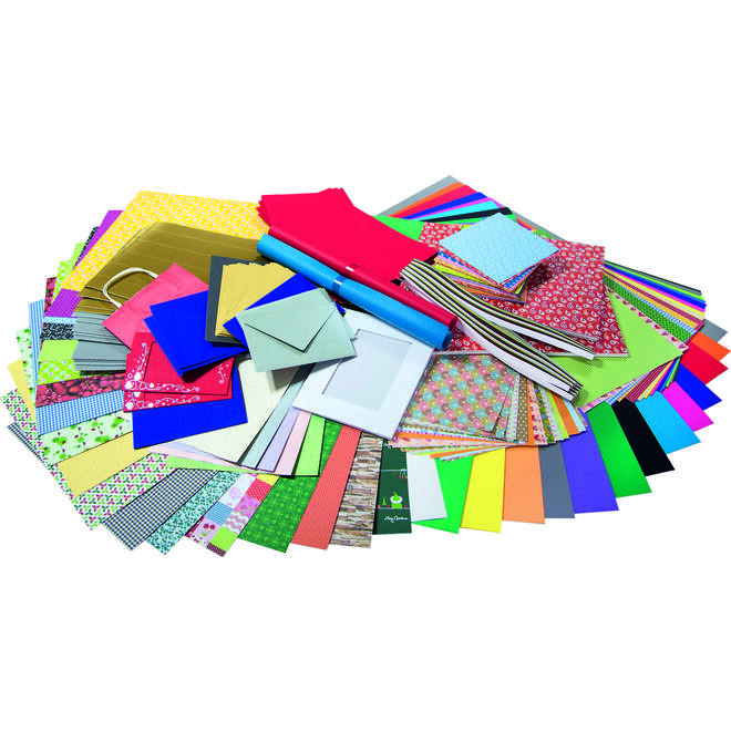 Crea-verrassingsbox Xl minimaal 11 kg knutselpapier