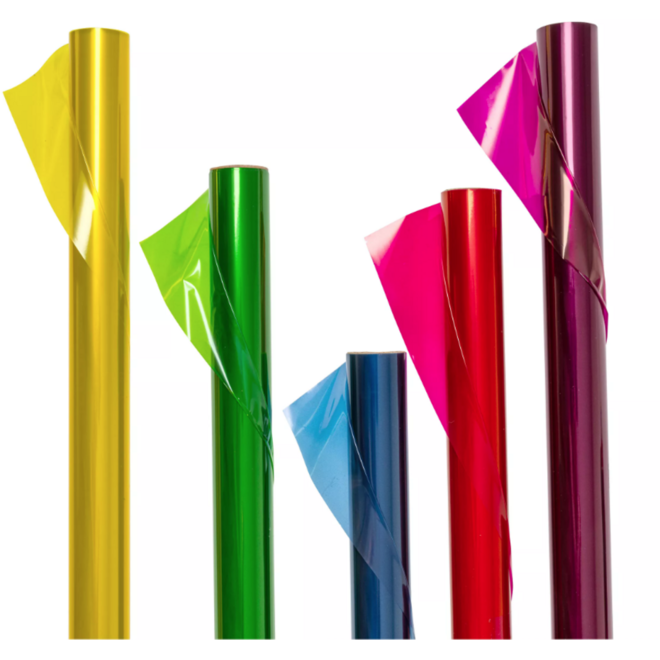 Cellofaan 70 cm x 10 meter assortie