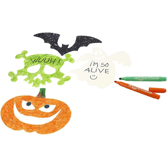 Halloween figuren 25  x 17 cm, 16 stuks