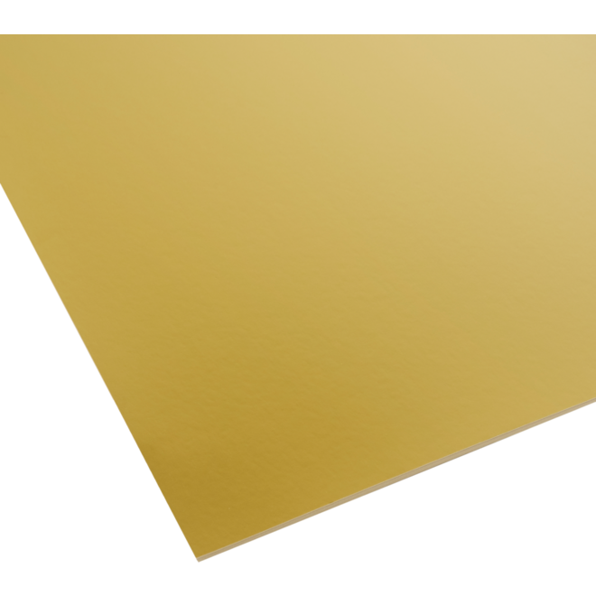 Etalagekarton 48 x 68 cm goud 380 grs, 10 vel