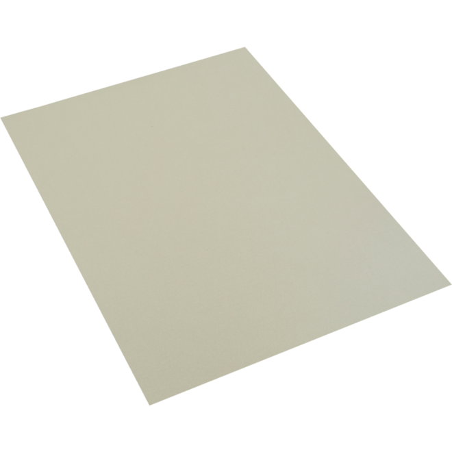 Dik engels karton 50 x 70 cm zilver 290 grs.