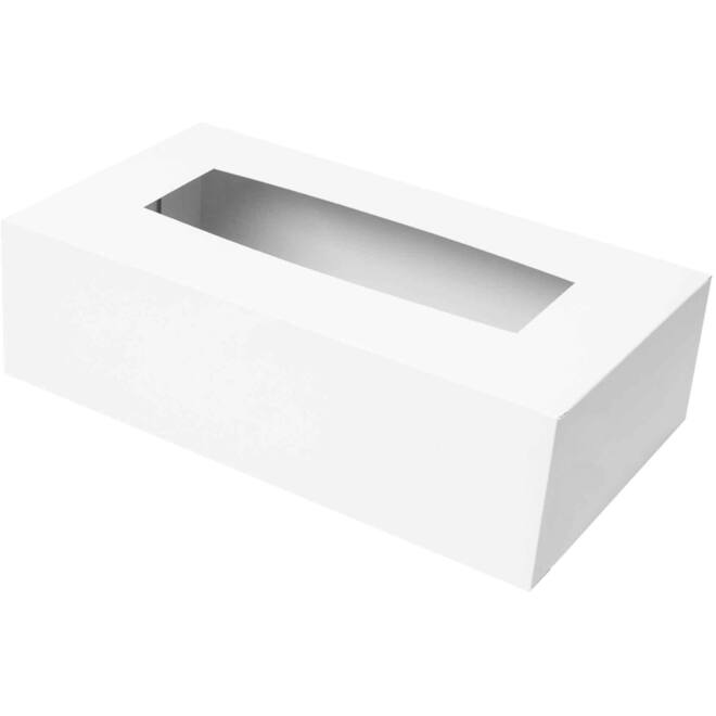 Tissuebox karton, 3 stuks