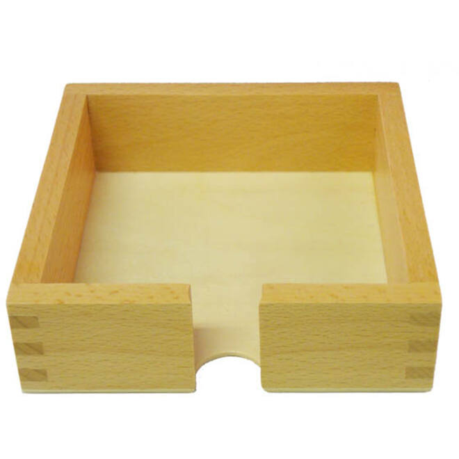 Vouwbladenbakje 12 x 12 cm