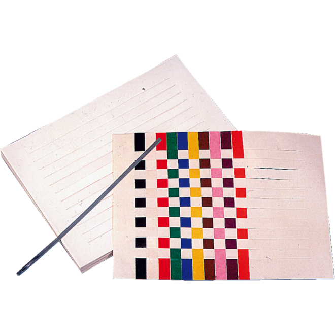 Vlechtrepen sitspapier 10-kleuren 1000 vel
