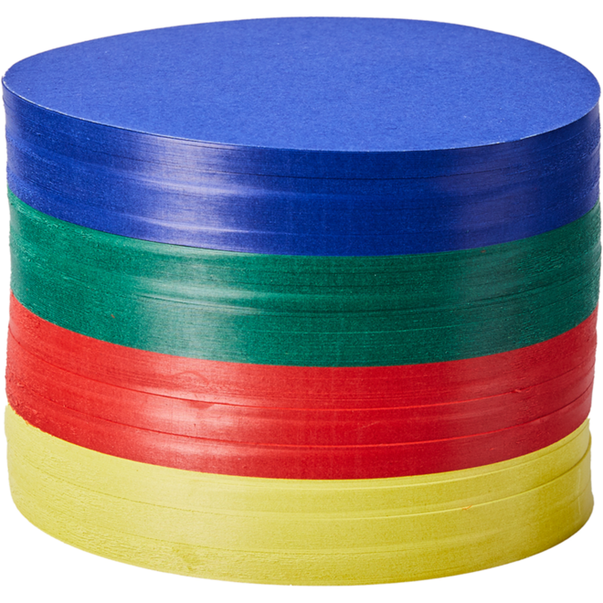 Vouwkartons rond 16 cm 120 grs 4-kleuren 480 vel