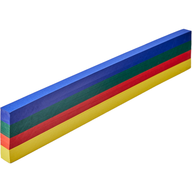 Vlechtstroken 50 x 4 cm 120 grs 4-kleuren 480 stroken