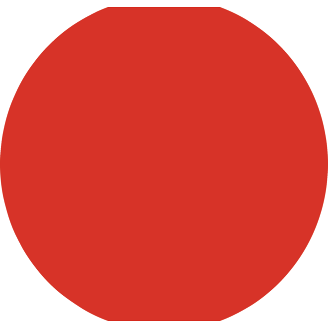 Plakfiguren rond 50 mm, rood 400 stuks