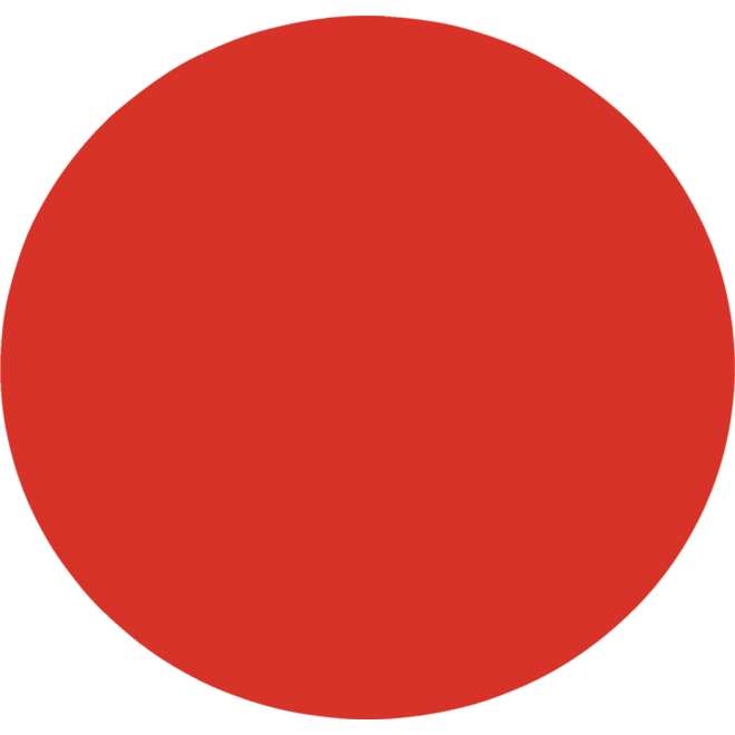 Plakfiguren rond 16 mm, rood 400 stuks