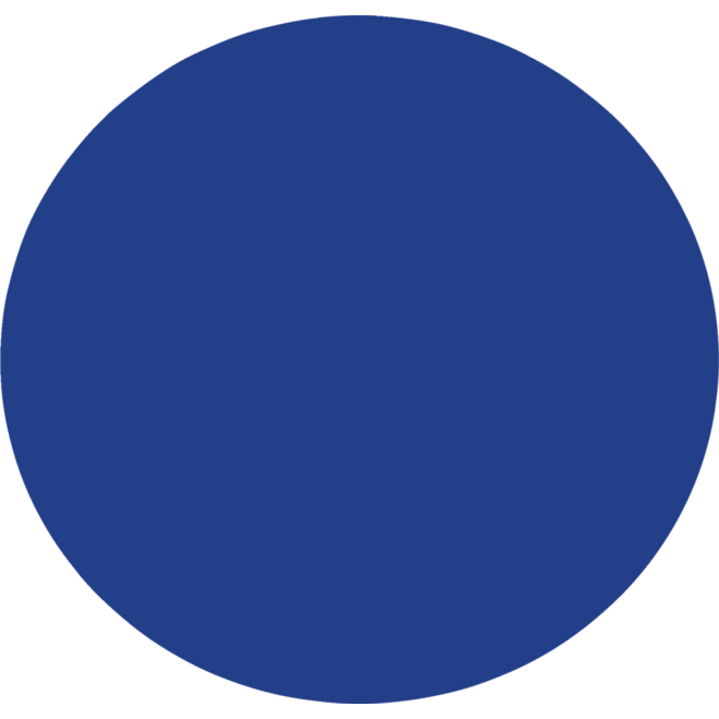 Plakfiguren rond 10 mm, blauw 400 stuks